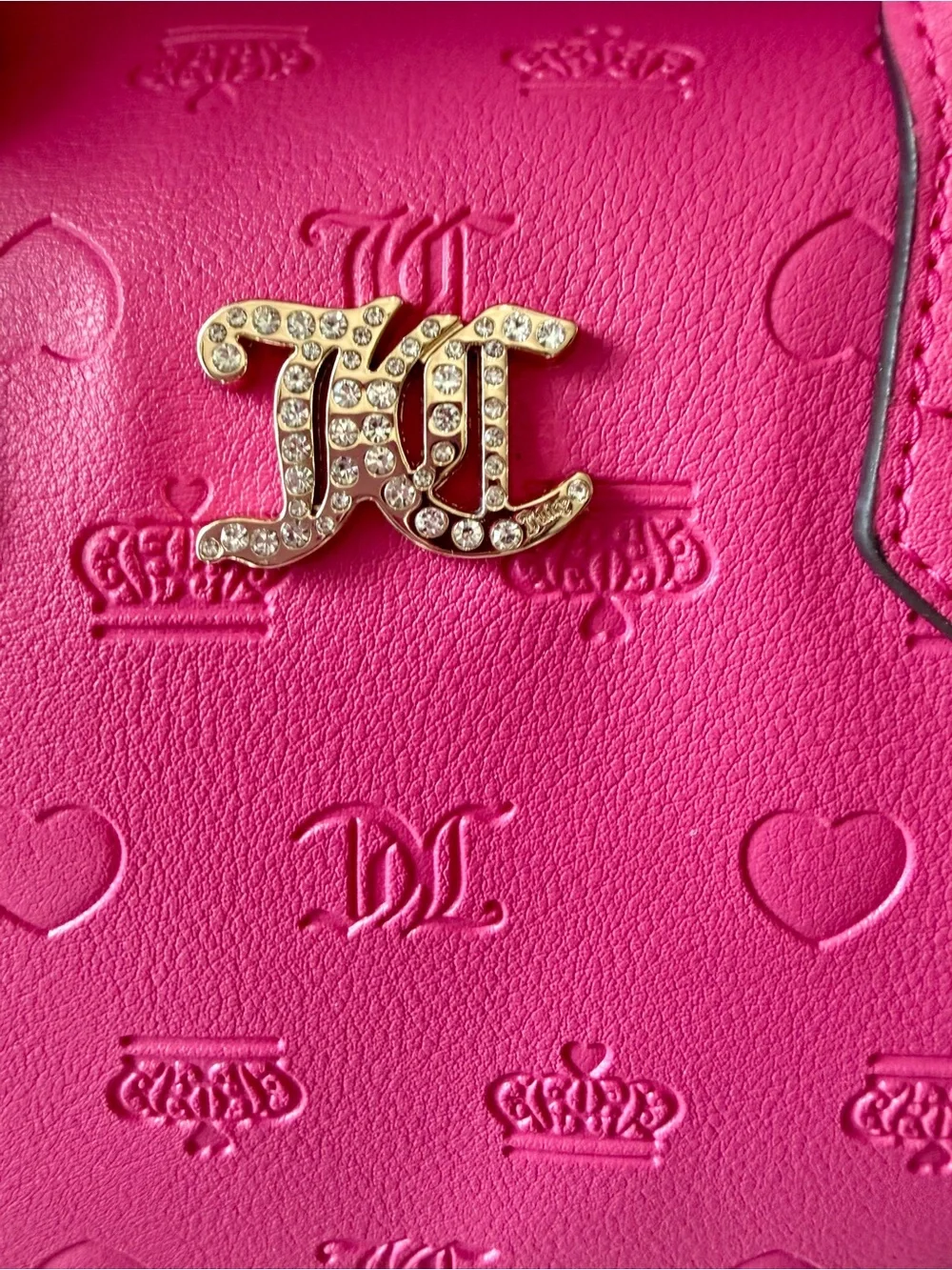 Juicy Couture Raspberry Satchel Duo with Gold Hardware -  MOMMY & ME collection